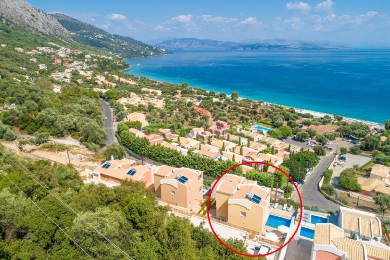 Corfu Sea View Villa - Aurora Barbati Exterior foto