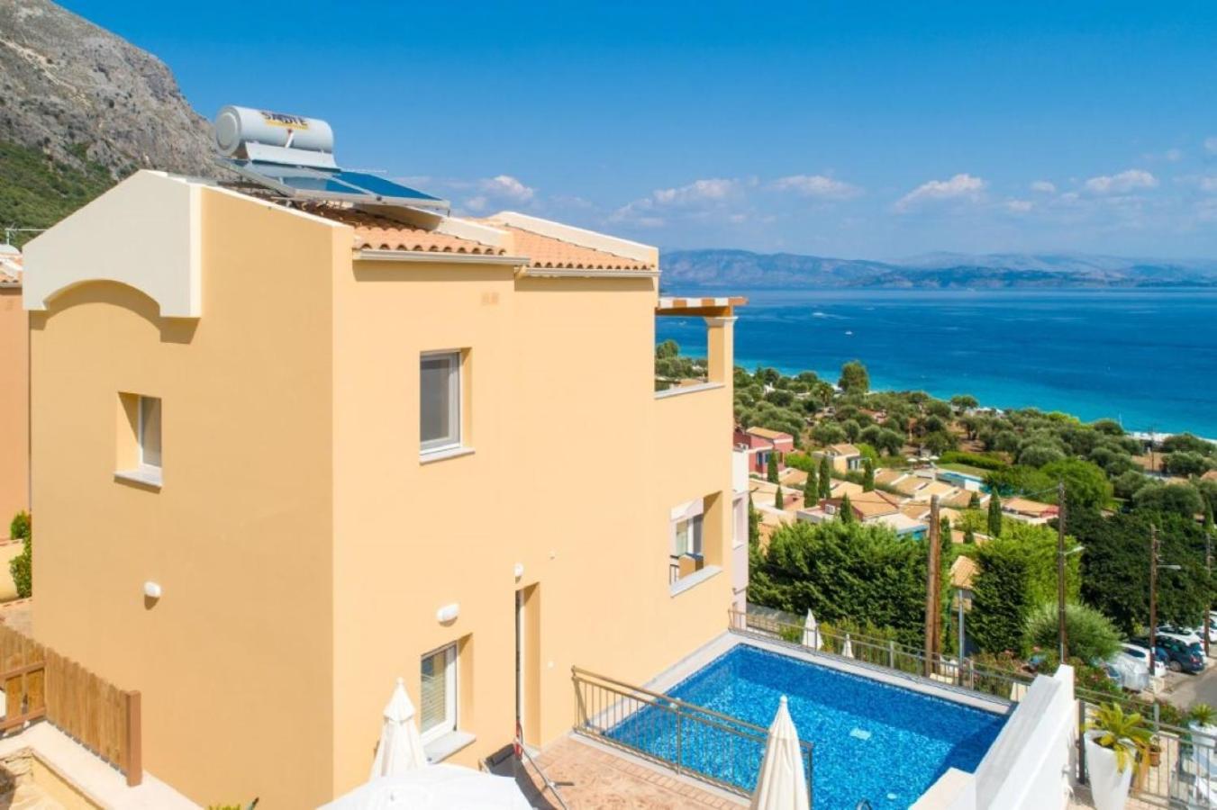 Corfu Sea View Villa - Aurora Barbati Exterior foto