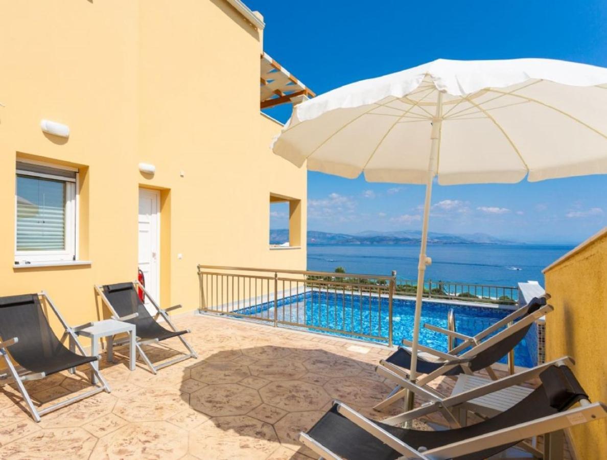 Corfu Sea View Villa - Aurora Barbati Exterior foto